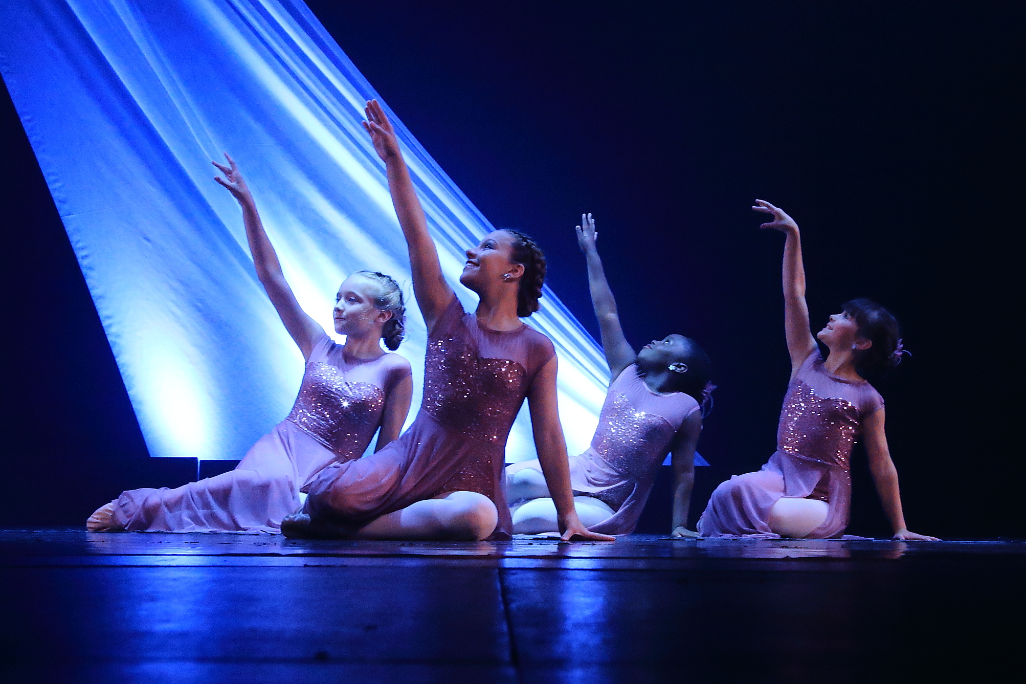 The Company on stage