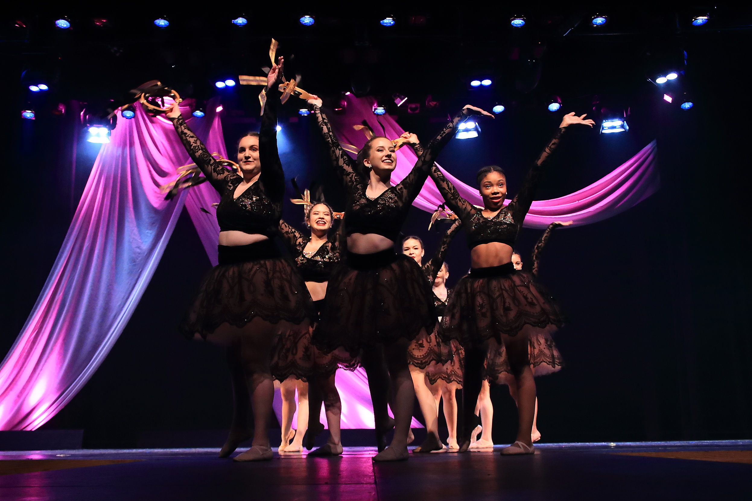 The Company on stage