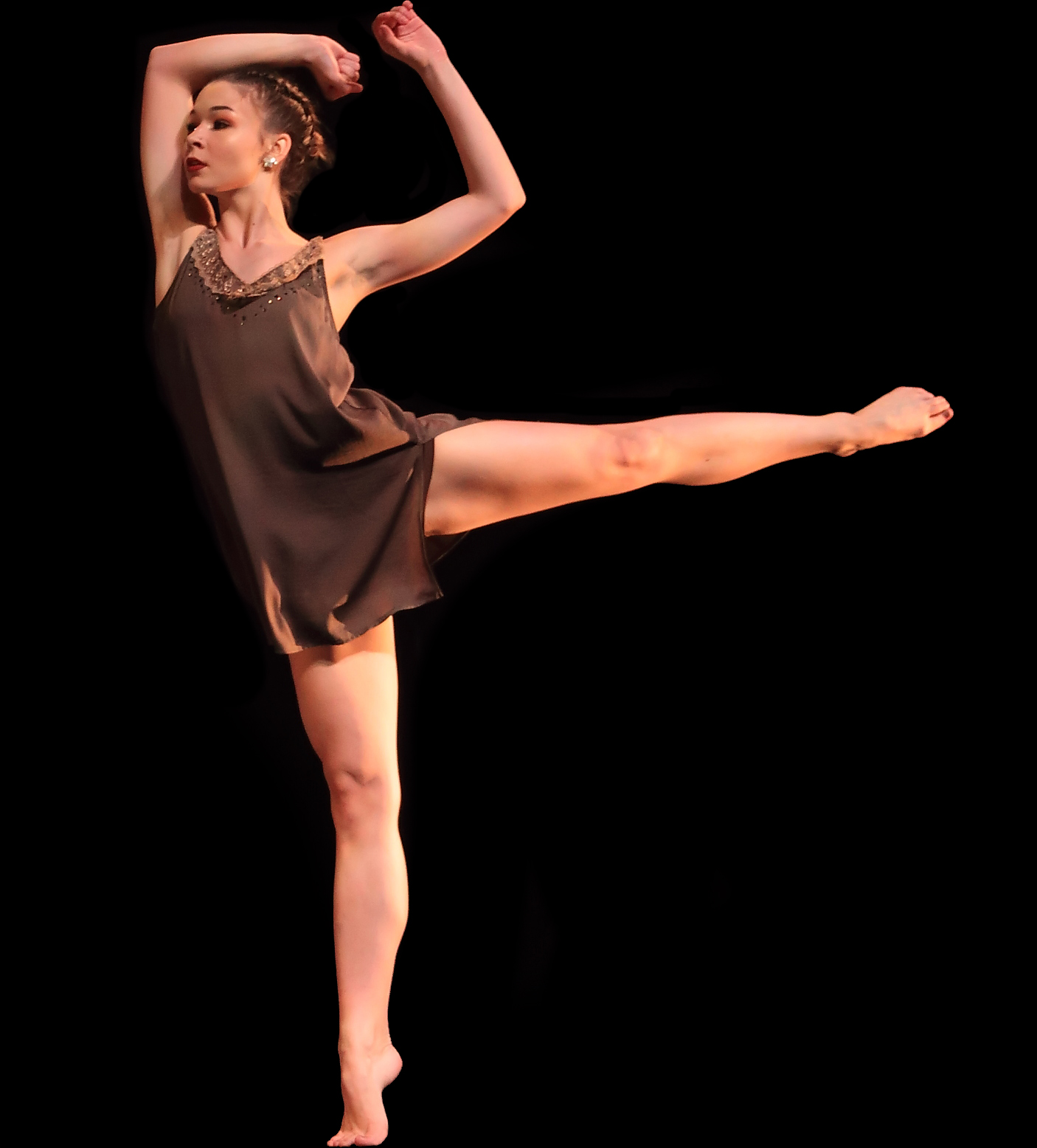 Rising Stars dancer in a competition solo