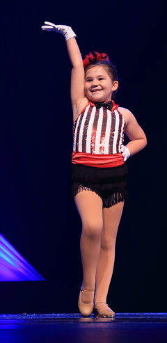 The Company dancer on stage