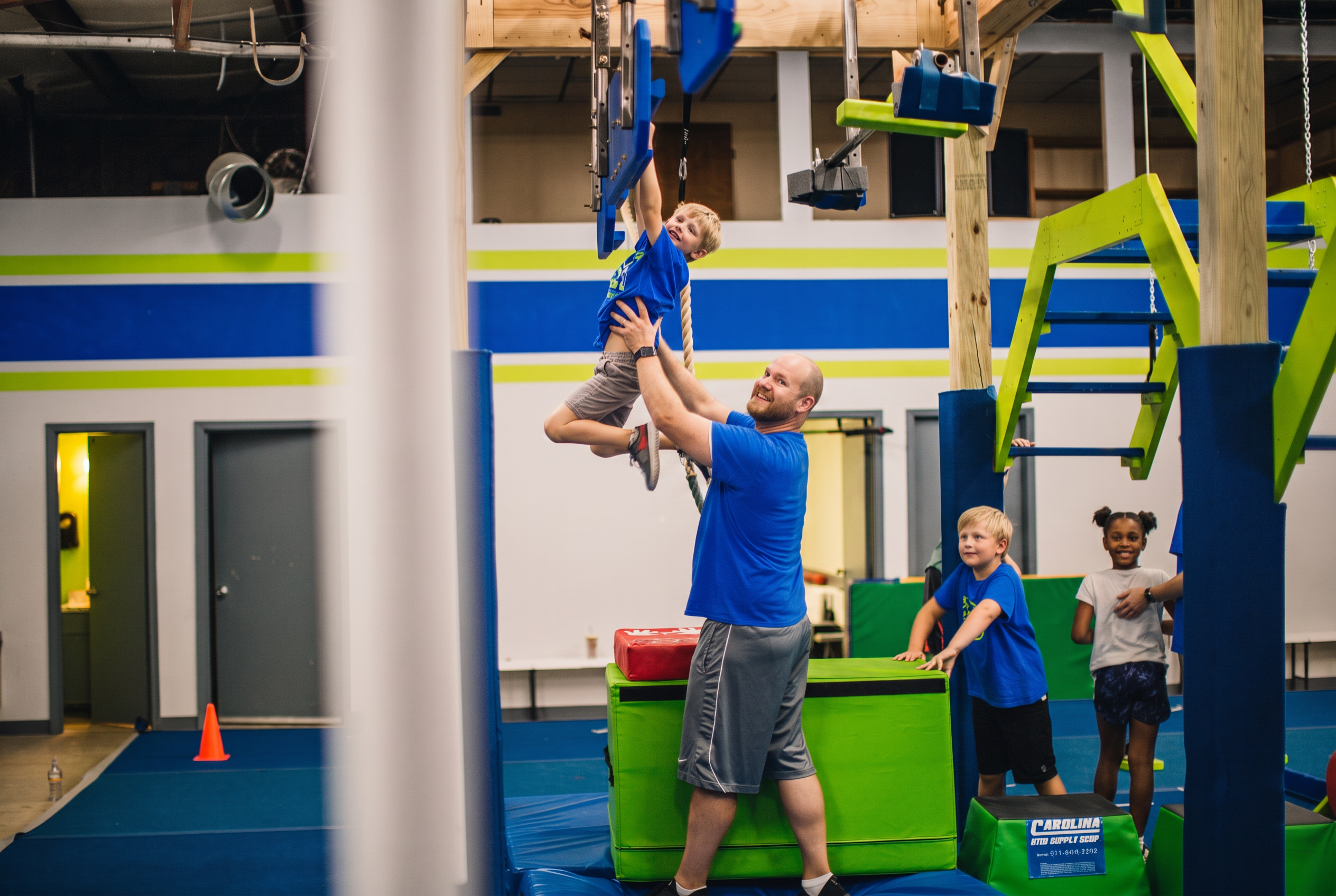 Ninja warrior class at Miss Libby's